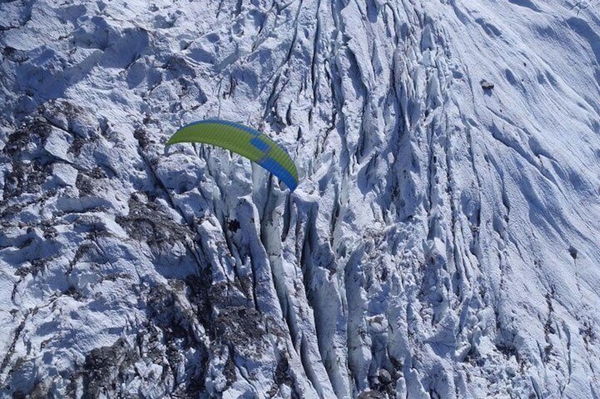 Paragliding Tandem Flight over the Alps in Chamonix