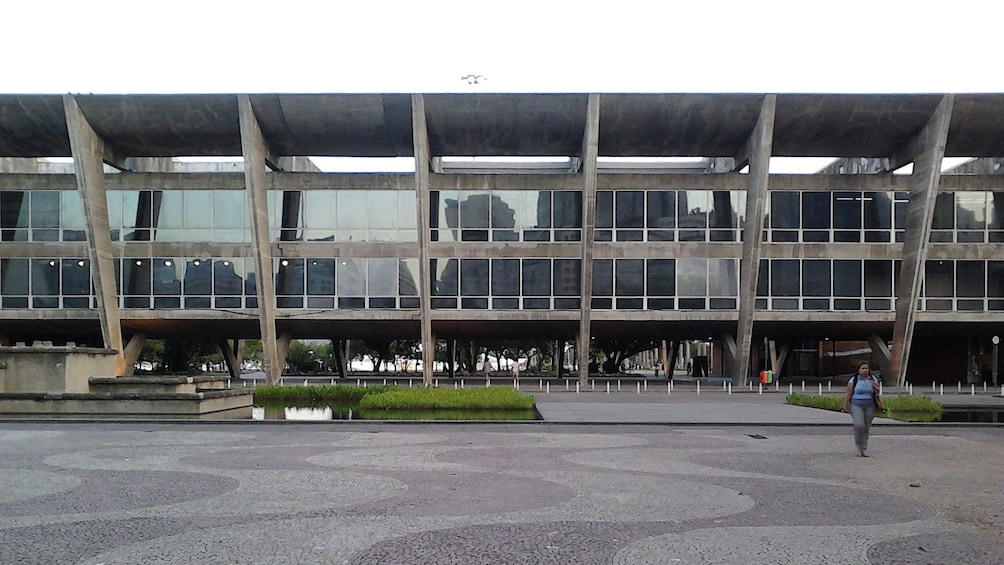 Exterior of Museum of Modern Art in Rio de Janeiro