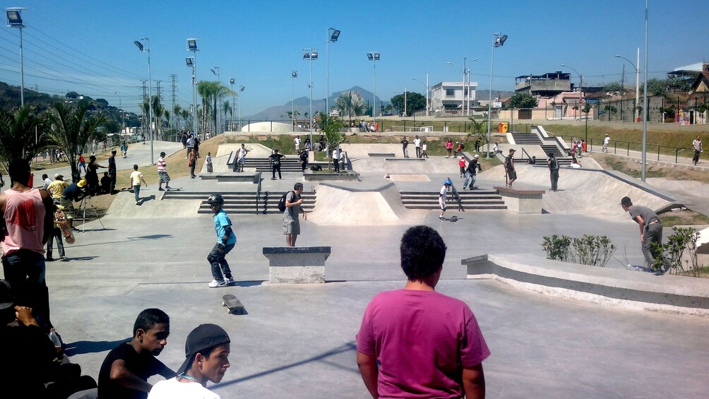 Skate park at Madureira Park in Rio de Janeiro