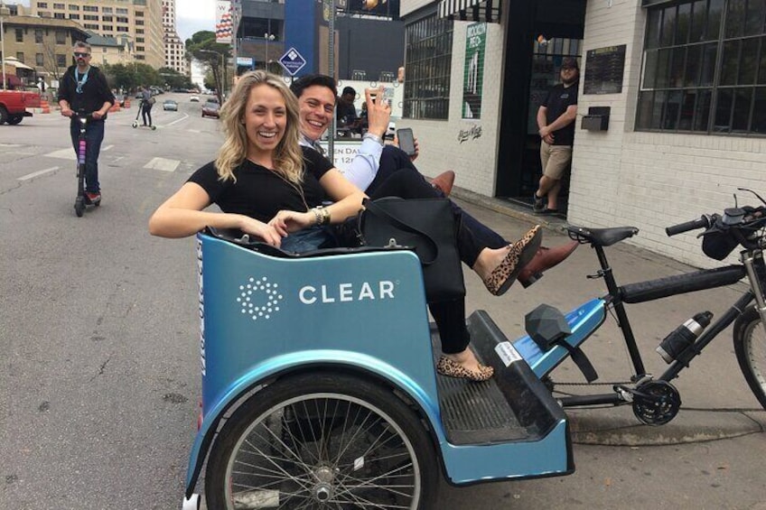 Private Pedicab City Tour of Austin (Half Hour)