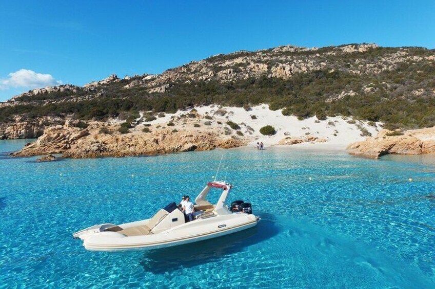 Dinghy Rental with Skipper in the Maddalena Archipelago