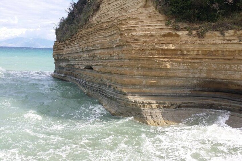 Corfu beach private tour to Porto Timoni, Canal d' Amour and San Stefanos