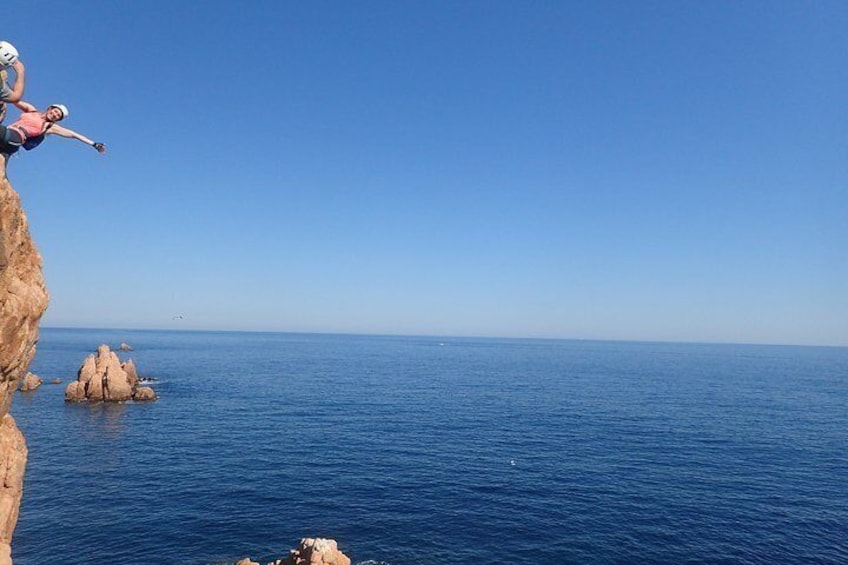 Via ferrata of Sant feliu de guíxols (cala molí)