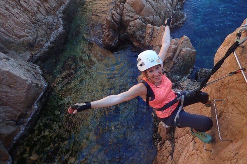 Via ferrata of Sant feliu de guíxols (cala molí)