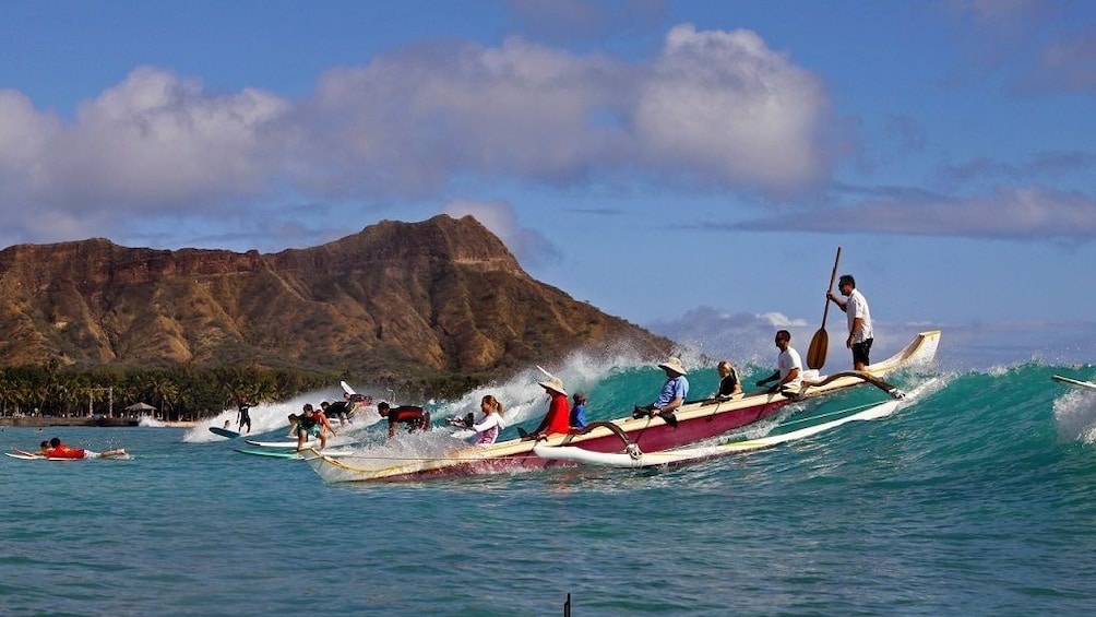 Outrigger Canoe Surfing