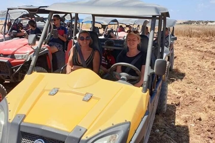 Quad/buggy tour Akamas and Adonis falls incl. Lunch and entrance 