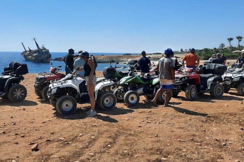 Quad/buggy tour Akamas and Adonis falls incl. Lunch and entrance 