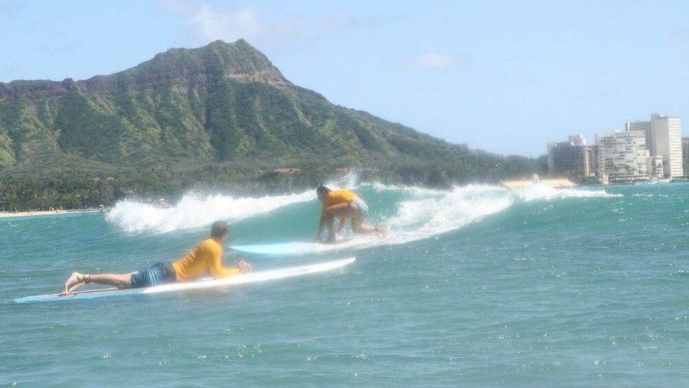 Private Group Surfing Lessons at Waikiki Beach