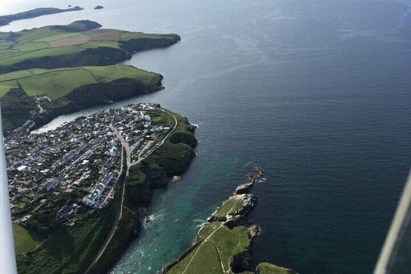 Cornish Coastline Glider Plane Trip