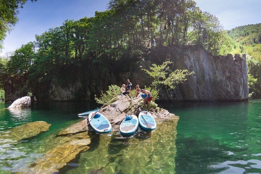 Private Half Day Stand-up Paddle Boarding on the Soča River