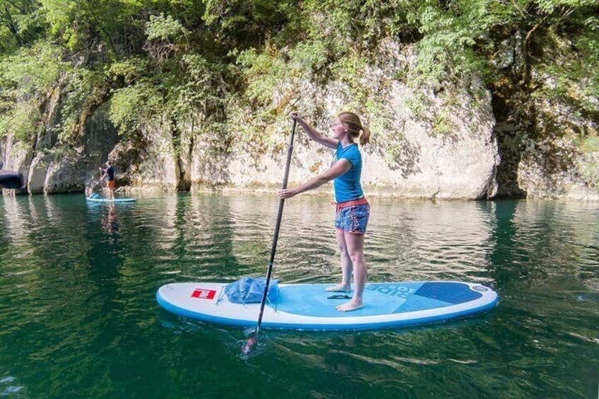 Private Half Day Stand-up Paddle Boarding on the Soča River