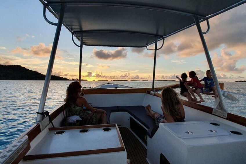 Lagoon Service Private Sunset cruise