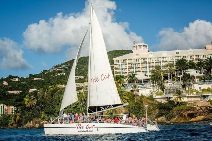 Take a relaxing evening cruise from the Marriott Frenchman's Cove Dock