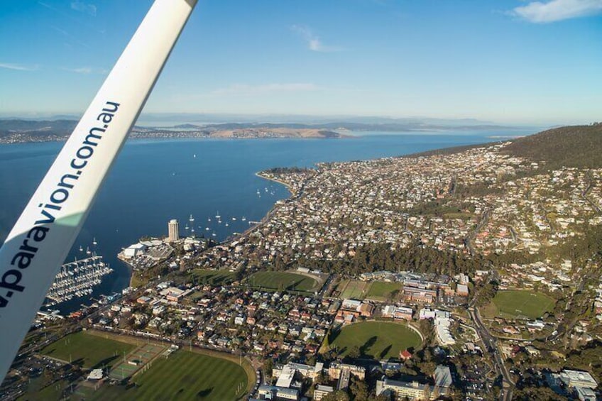 Hobart City Flight Including Mt Wellington and Derwent River