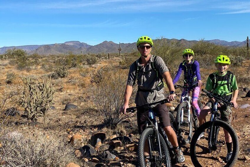 1-2 Hour Desert Guided Mountain Bike Tour