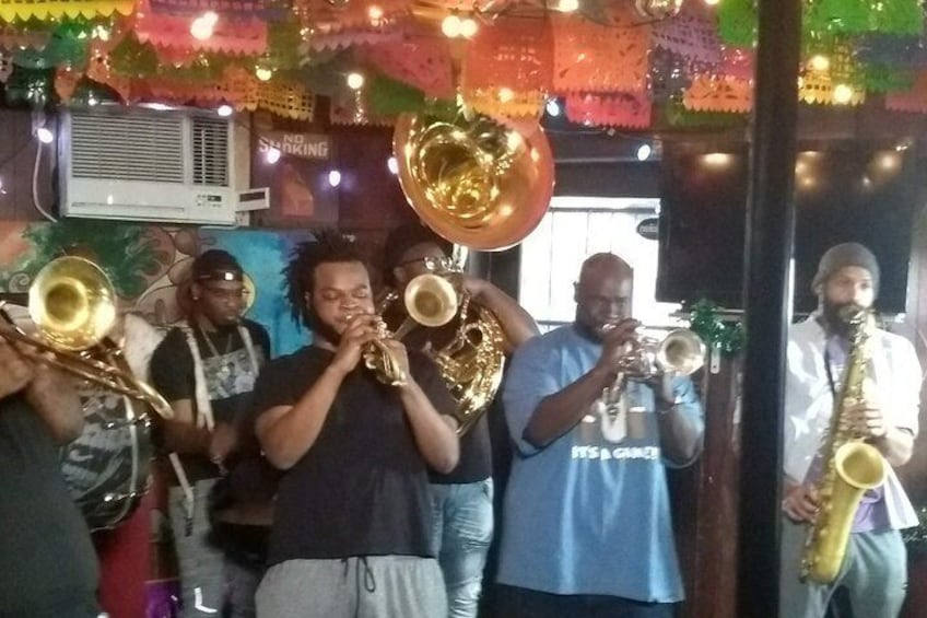 Hot 8 Brass band at Vaughn's in the Bywater