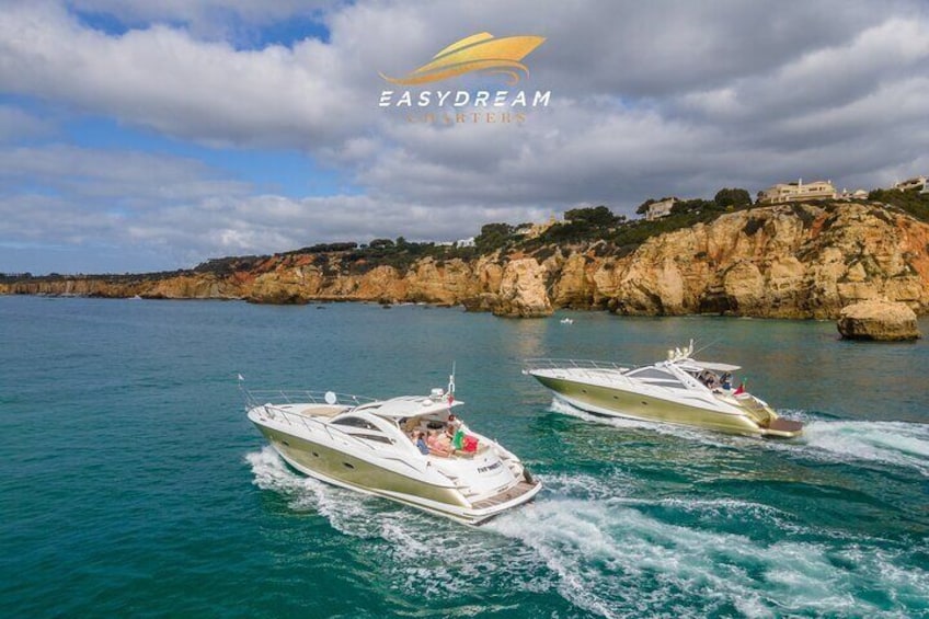 Full-Day Private Cruise in the Algarve Coast by Luxury Yacht