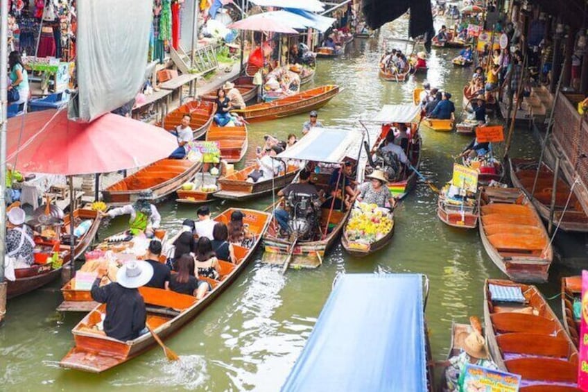 Damnoen Saduak Floating Market Small-Group Tour from Hua Hin
