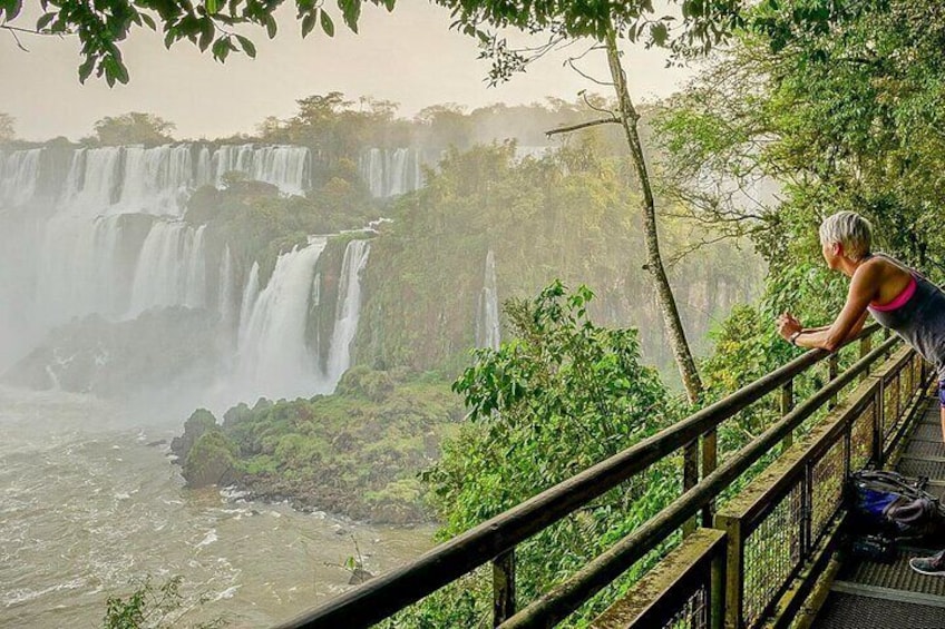 Iguazu Falls from Buenos Aires Cruise Terminal or Downtown Hotel - no flights