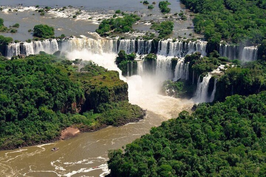 Iguazu Falls from Buenos Aires Cruise Terminal or Downtown Hotel - no flights