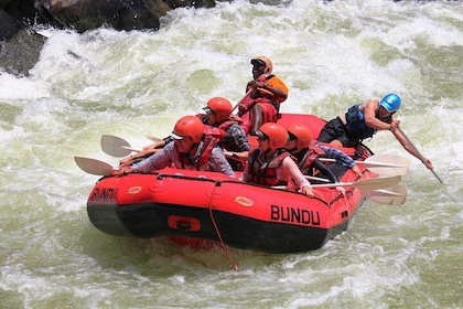White Water Rafting & Swimming under the Falls