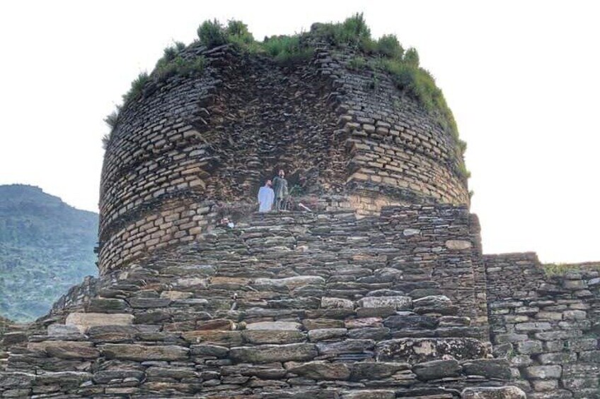 Amlok Dara ruins and stupa Swat 