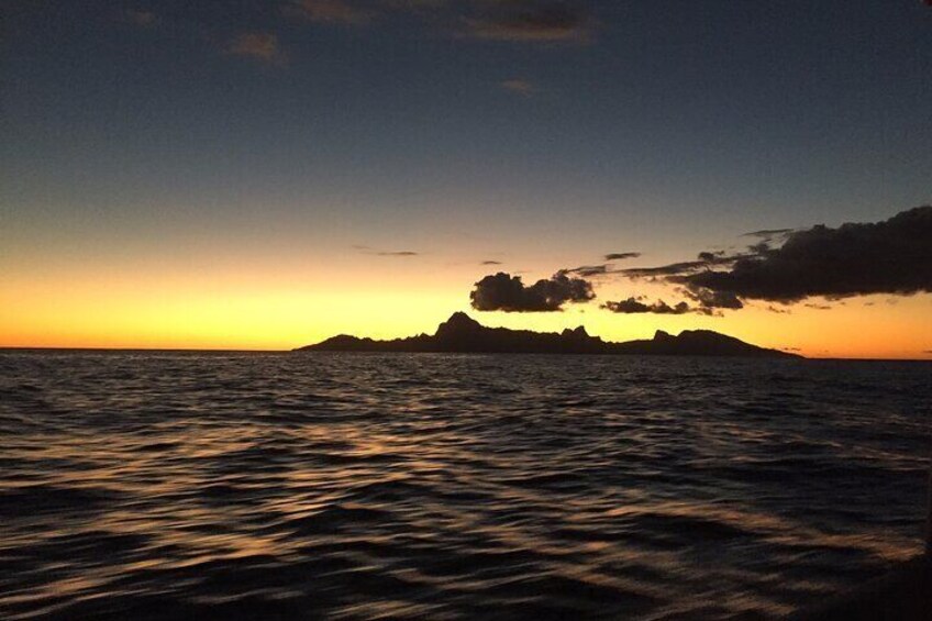 Sunset Boat Trip from Papeete