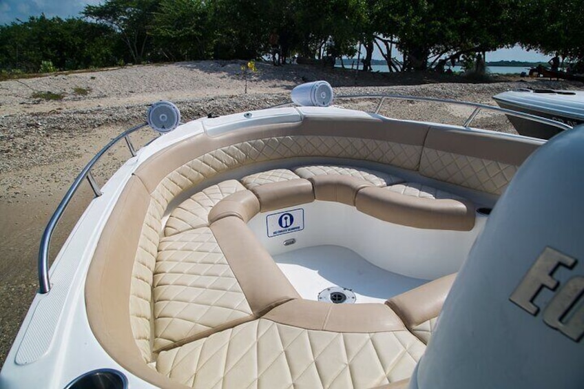 Full Day Boat Rental with Captain in Cartagena