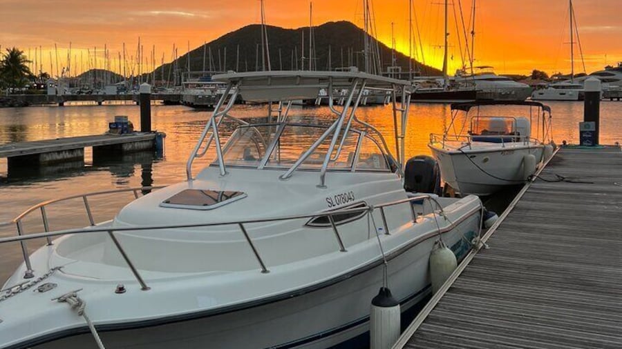 Private Sunset Cruise between Marigot Bay and Rodney Bay