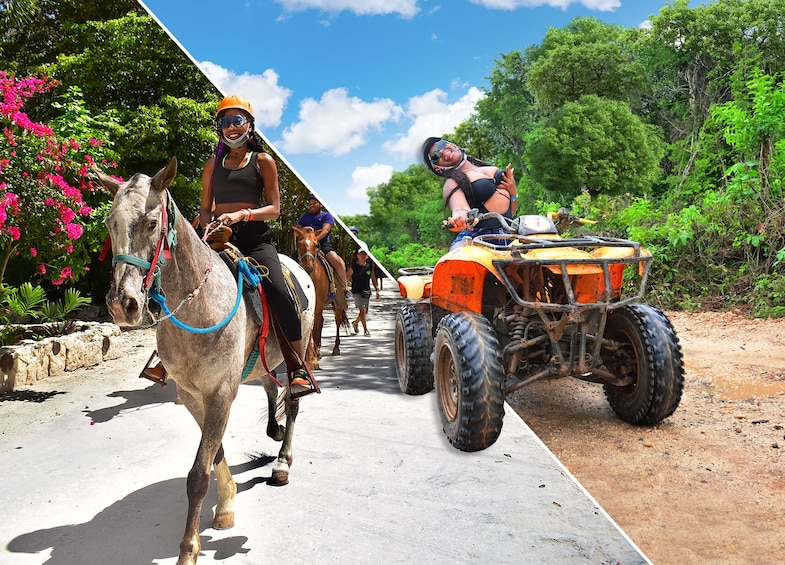 Extreme Horses Adventure with ATV, Ziplines & Cenote