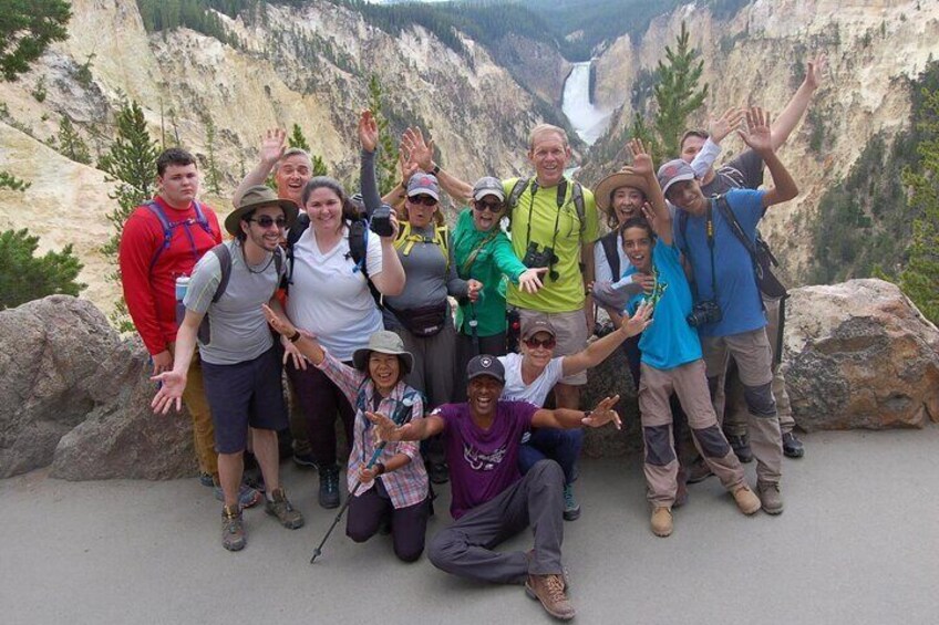 Grand Canyon of the Yellowstone Rim and Loop Hike with Lunch