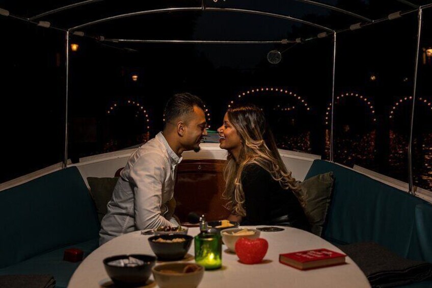 Private Romantic Night Canal Cruise in Amsterdam