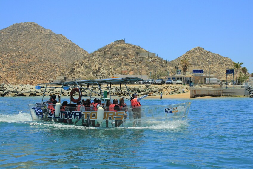 Clear Boat Ride in Los Cabos