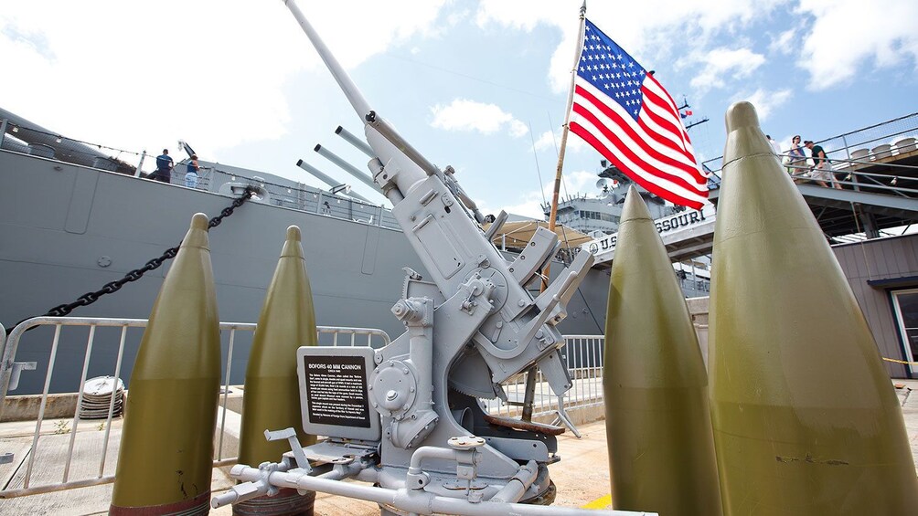 war monument on the Big Island in Hawaii 