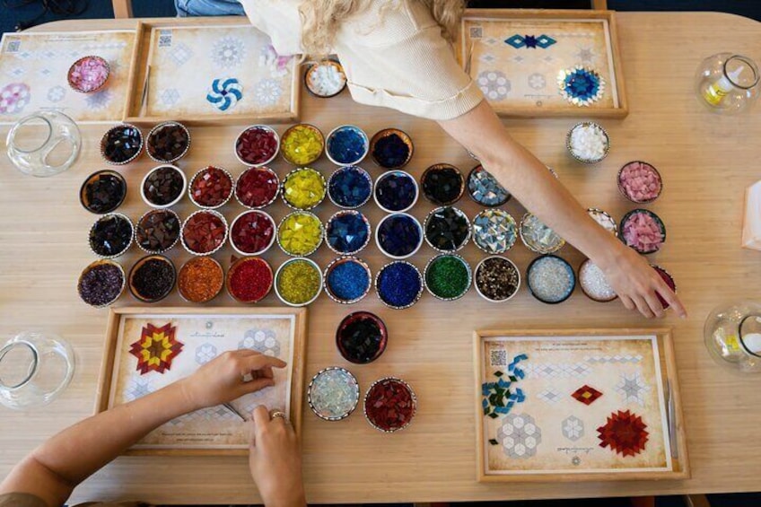 Mosaic Lamp Workshop in Sydney.