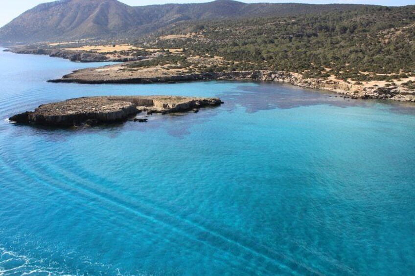 The famous Blue Lagoon