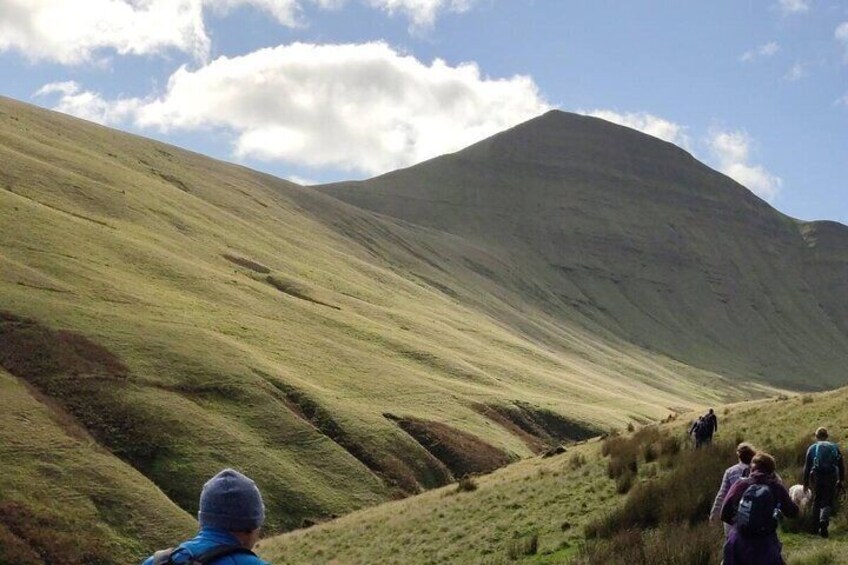 Hiking Pen y Fan From The North