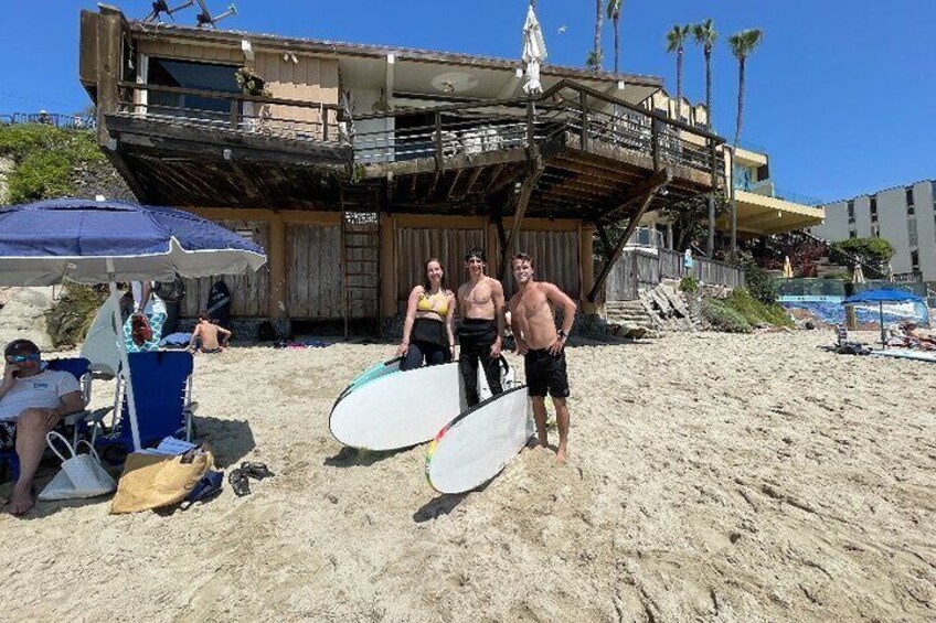 1.5 Hour Surf Lesson in Laguna Beach