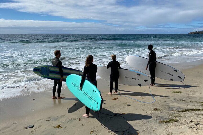 1.5 Hour Surf Lesson in Laguna Beach