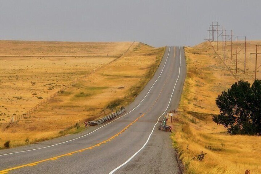 GPS-Guided Driving Tour between Moose Jaw and Alberta