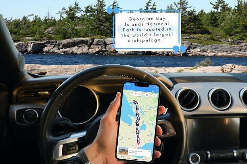 Smartphone Audio Driving Tour between Parry Sound & Toronto