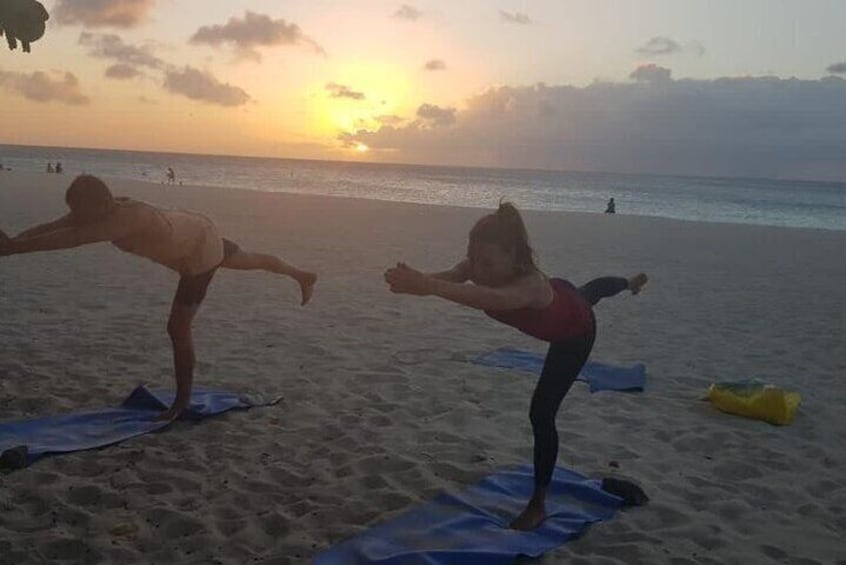 1 Hour Yoga on the Beach Experience in Aruba