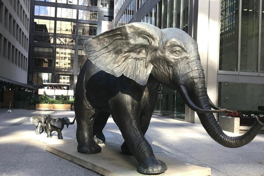 Sculptures along the way