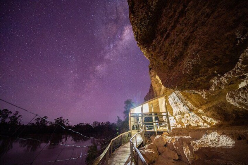Milky Way at Ngaut Ngaut Aboriginal Rock Shelter