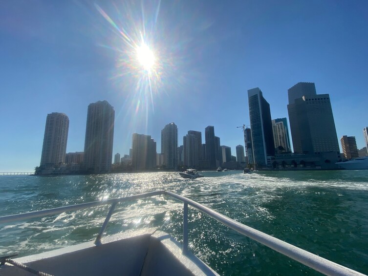 Miami City Lights At Night And Skyline South Beach Cruise 