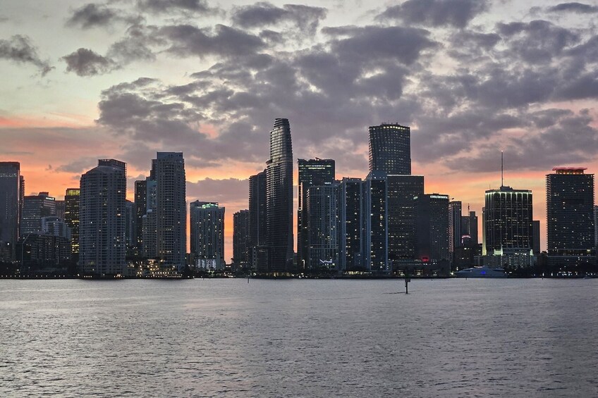 Miami Skyline Evening Cruise on Biscayne Bay 