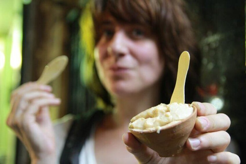 Amber on the food tour