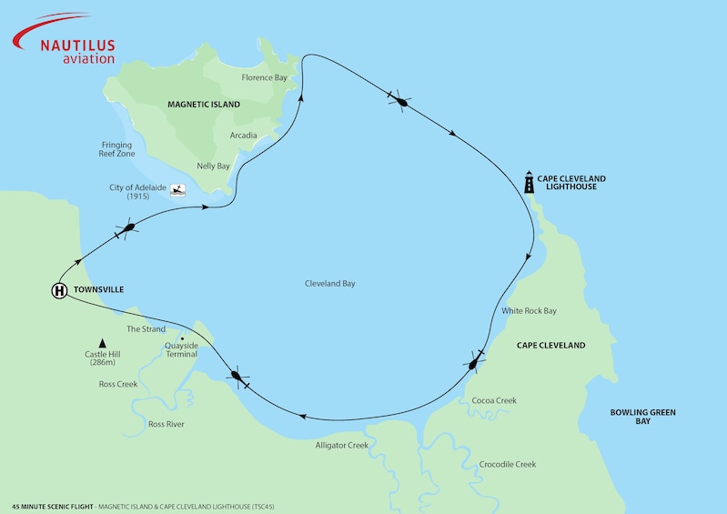 45 min Magnetic Island & Cape Cleveland Lighthouse