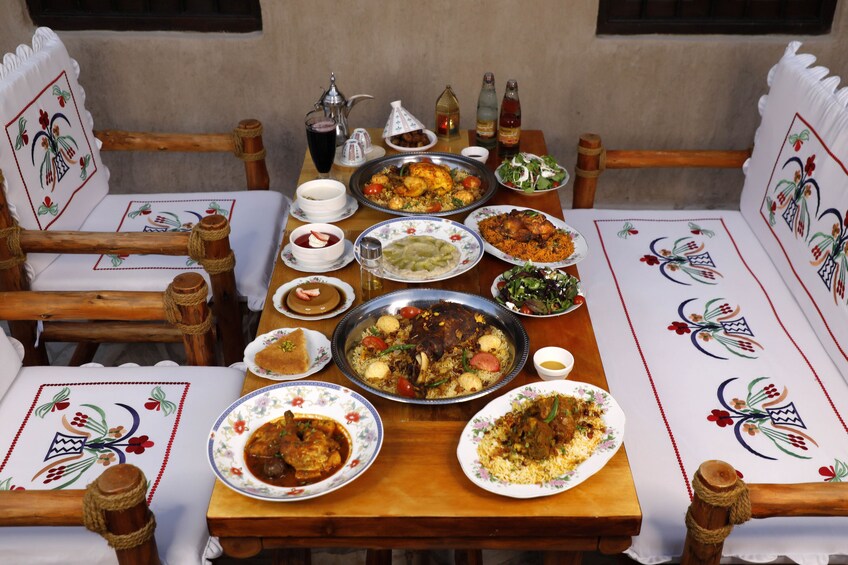 Ethnic Emirati Cuisine at Al Khayma Heritage House