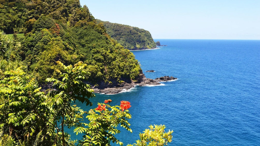 Shore line of Maui 